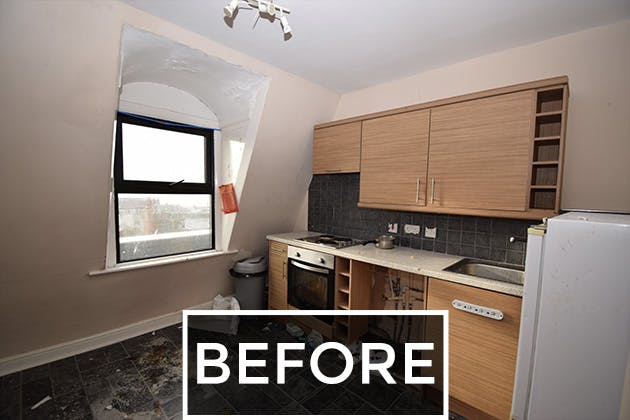 Flat 5 Kitchen Before