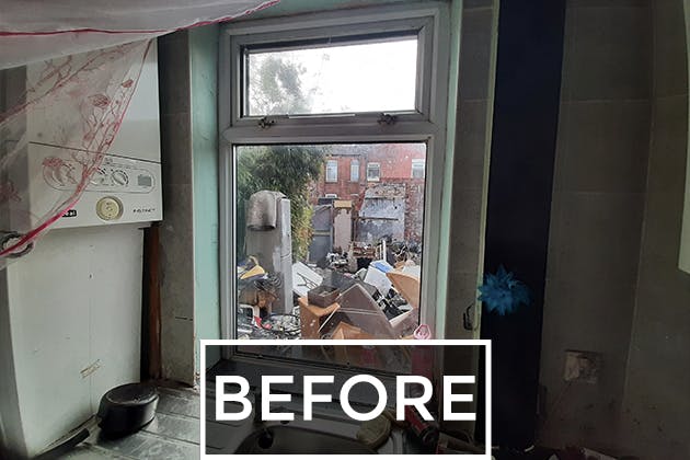 Kitchen View Before