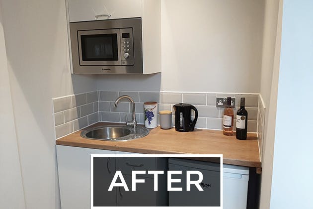 Kitchen after