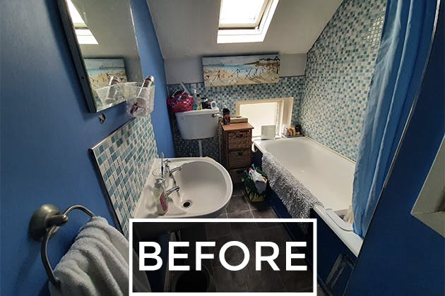 Bathroom before
