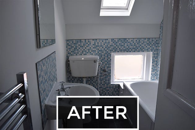Bathroom after