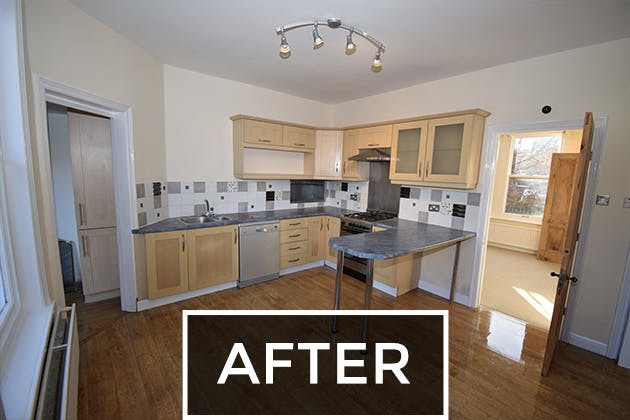 Kitchen after