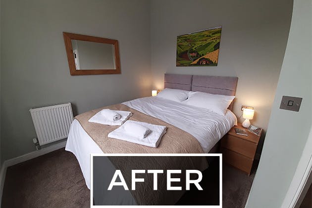 Bedroom after